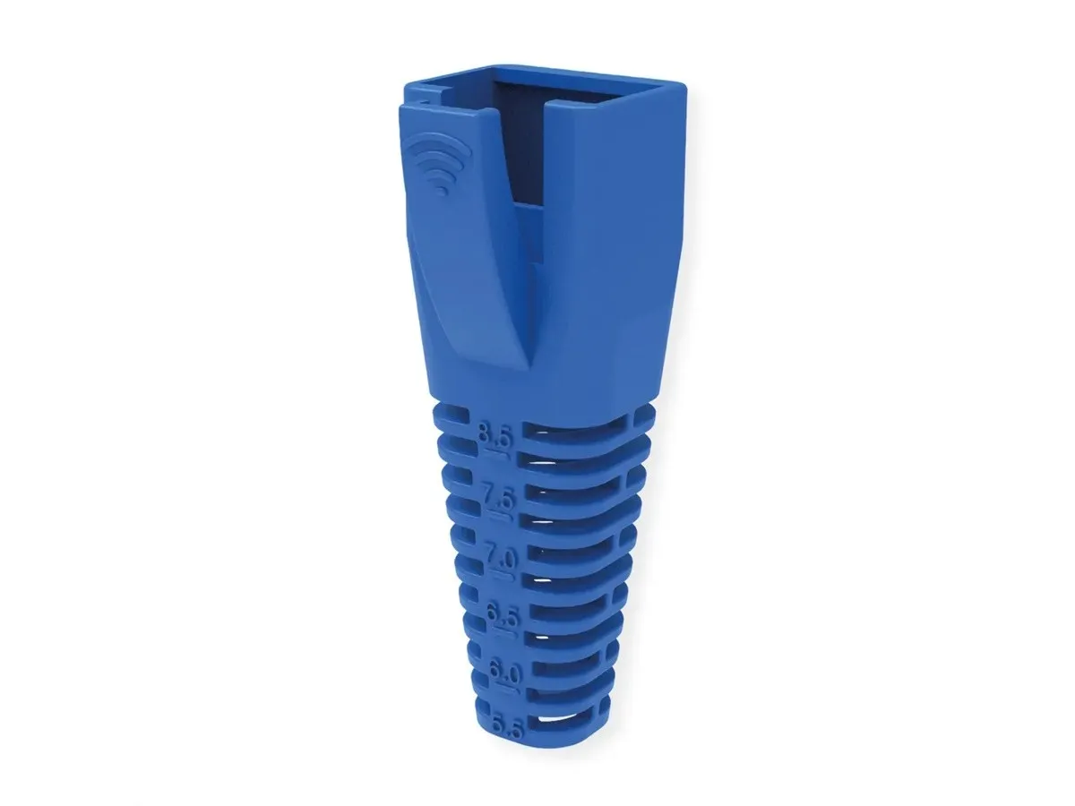 ROLINE CAPPUCCIO DI PROTEZIONE PER RJ45 TAGLIABILE 10 PEZZI BLU