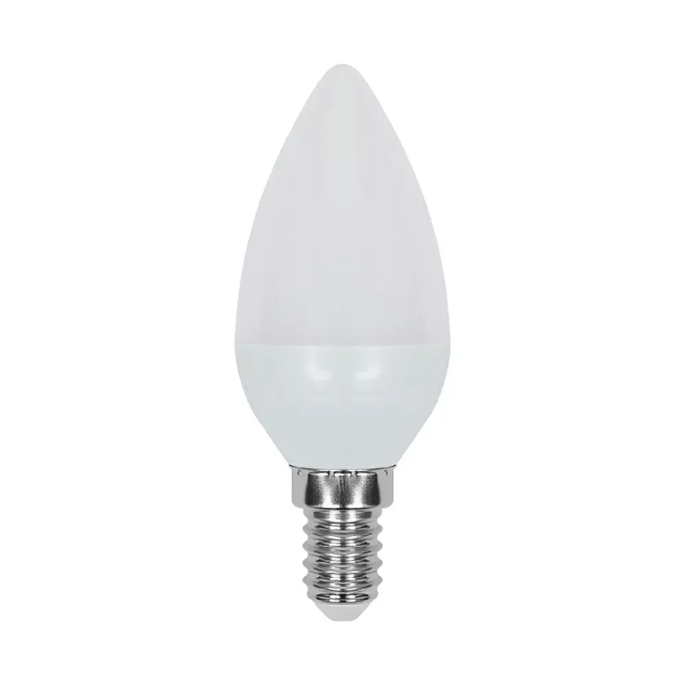 3.7W Led Plastic Candle Bulb With Cree Chip 4000K E14 6Yrs Warranty