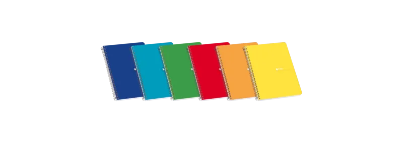 Quaderno a spirale Enri con copertina morbida 16º 4x4 80 fogli - Dimensioni compatte - Carta di alta qualità - Ideale per prendere appunti e appunti - Colori assortiti