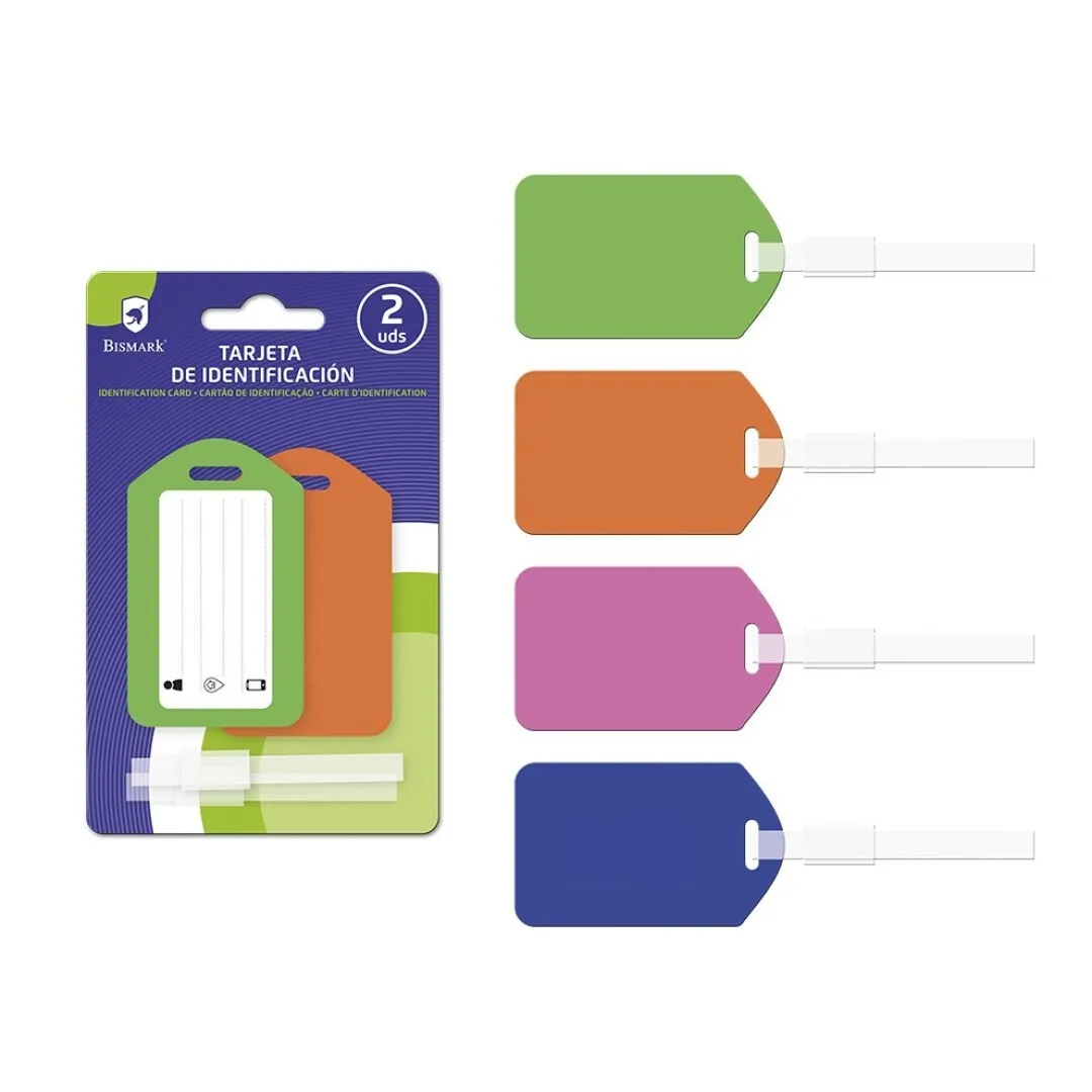 Bismark 329566 badge e porta badge 2 pz