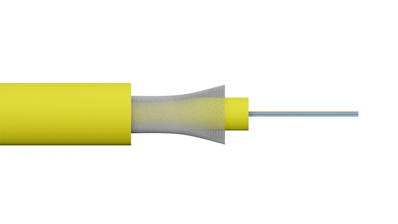 Cavo Fibra Ottica 4 Fibre Loose Os2 Antiroditore Lszh Classe B2Ca (Al Metro)