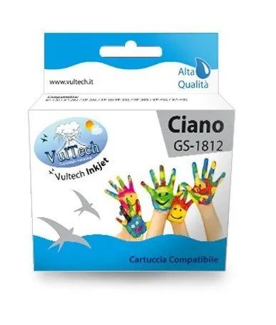 Compatibile Cartuccia Epson T1812 XL Ciano