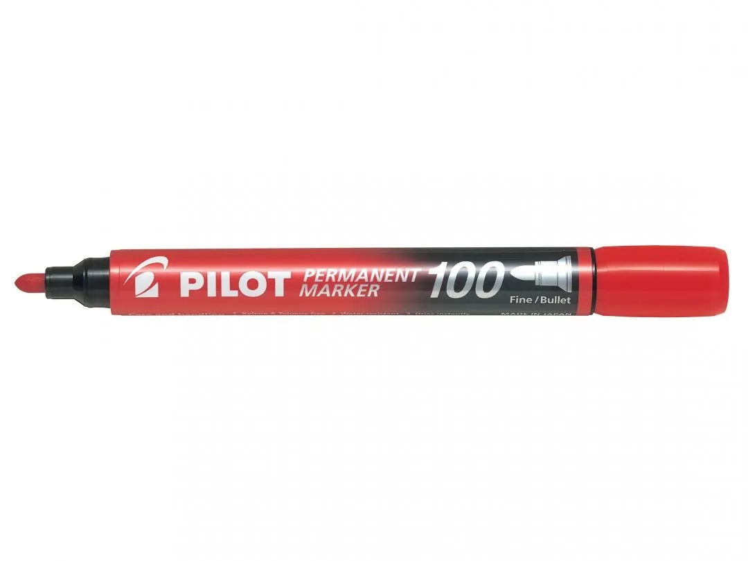 Pilot Permanent Marker 100 Rosso