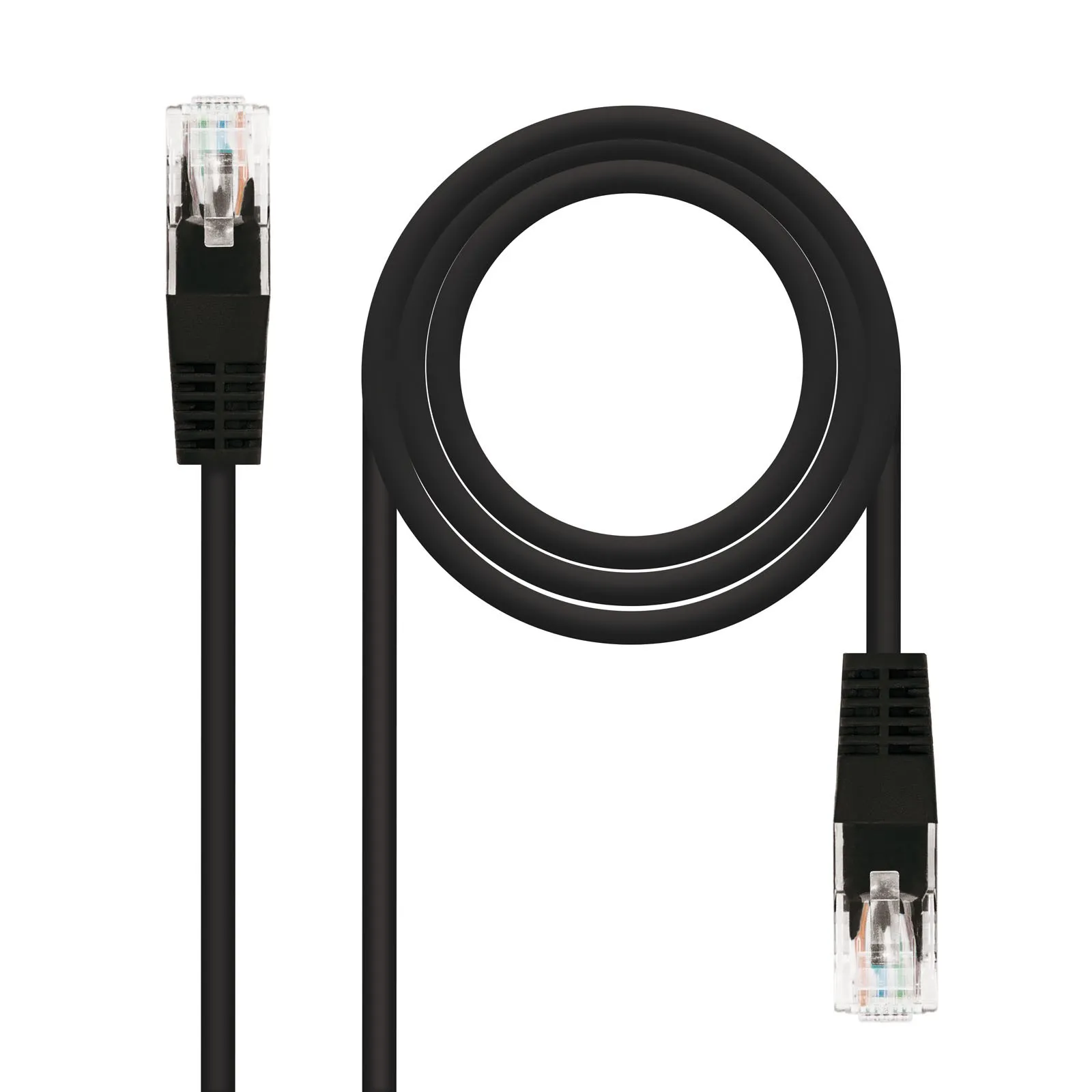 Nanocable 10.20.0400-L25-BK cavo di rete Nero 025 m Cat6 U/UTP (UTP)