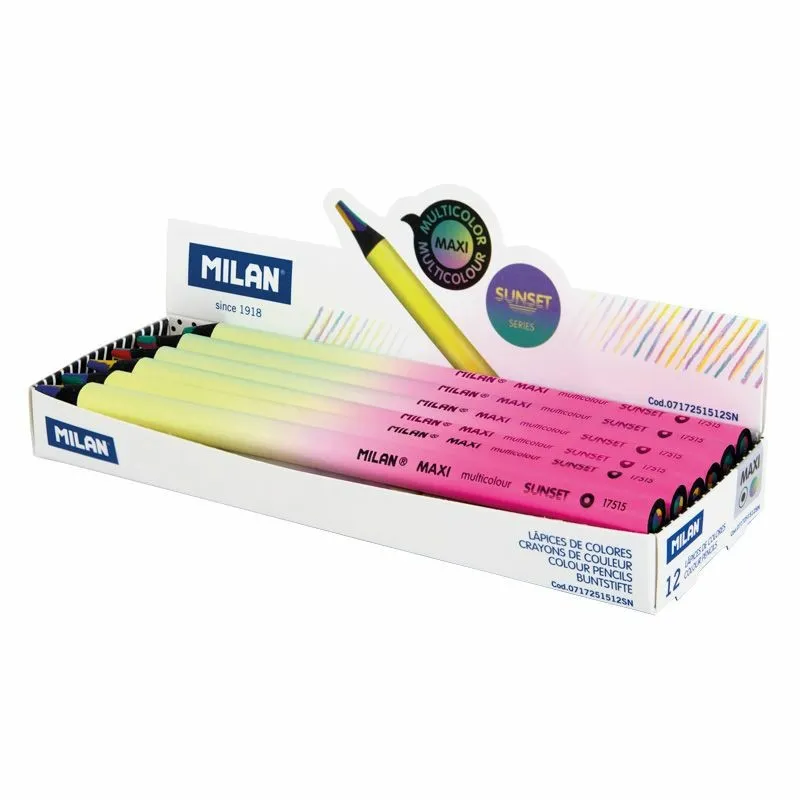 Milan MAXI Multicolore 12 pz