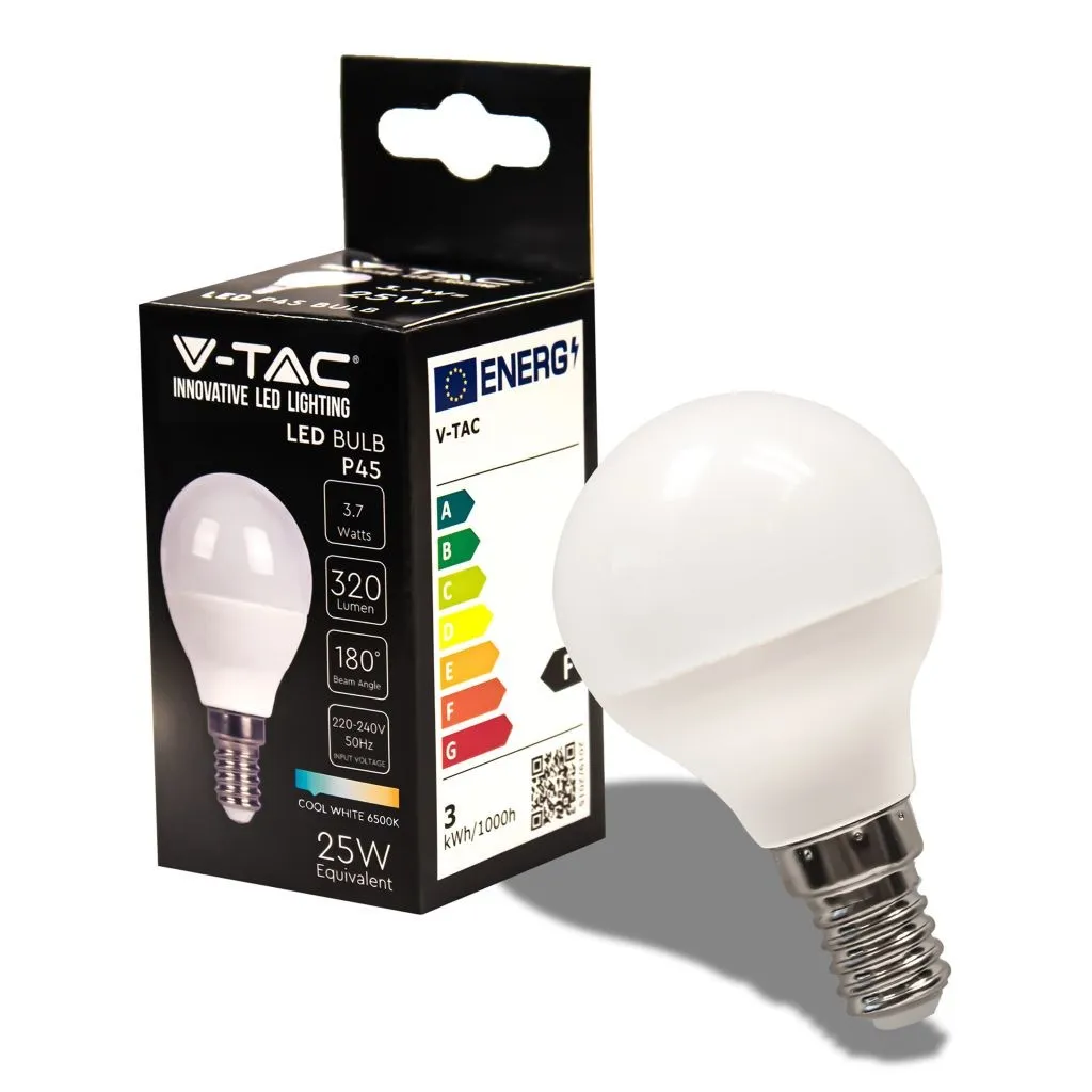 V-TAC Lampadina LED E14 37W P45 6500K