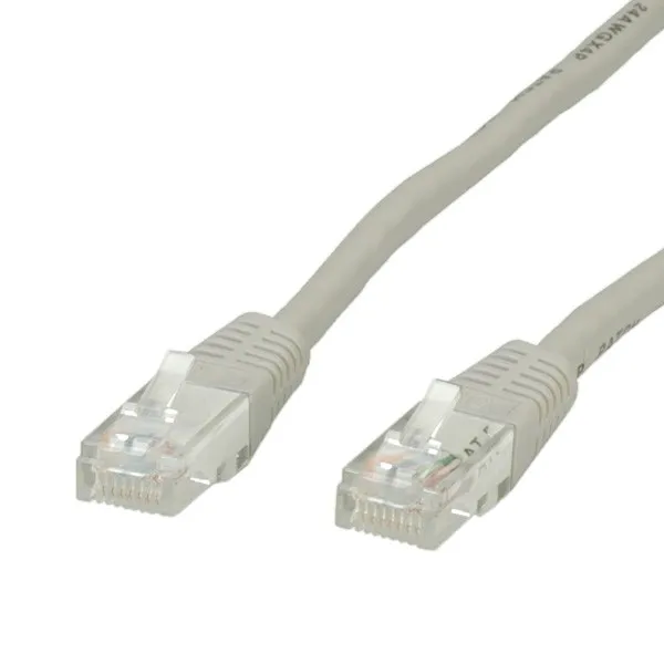 Value Cavo Utp Patchcord Cat.6 Class E Grigio 0.5M