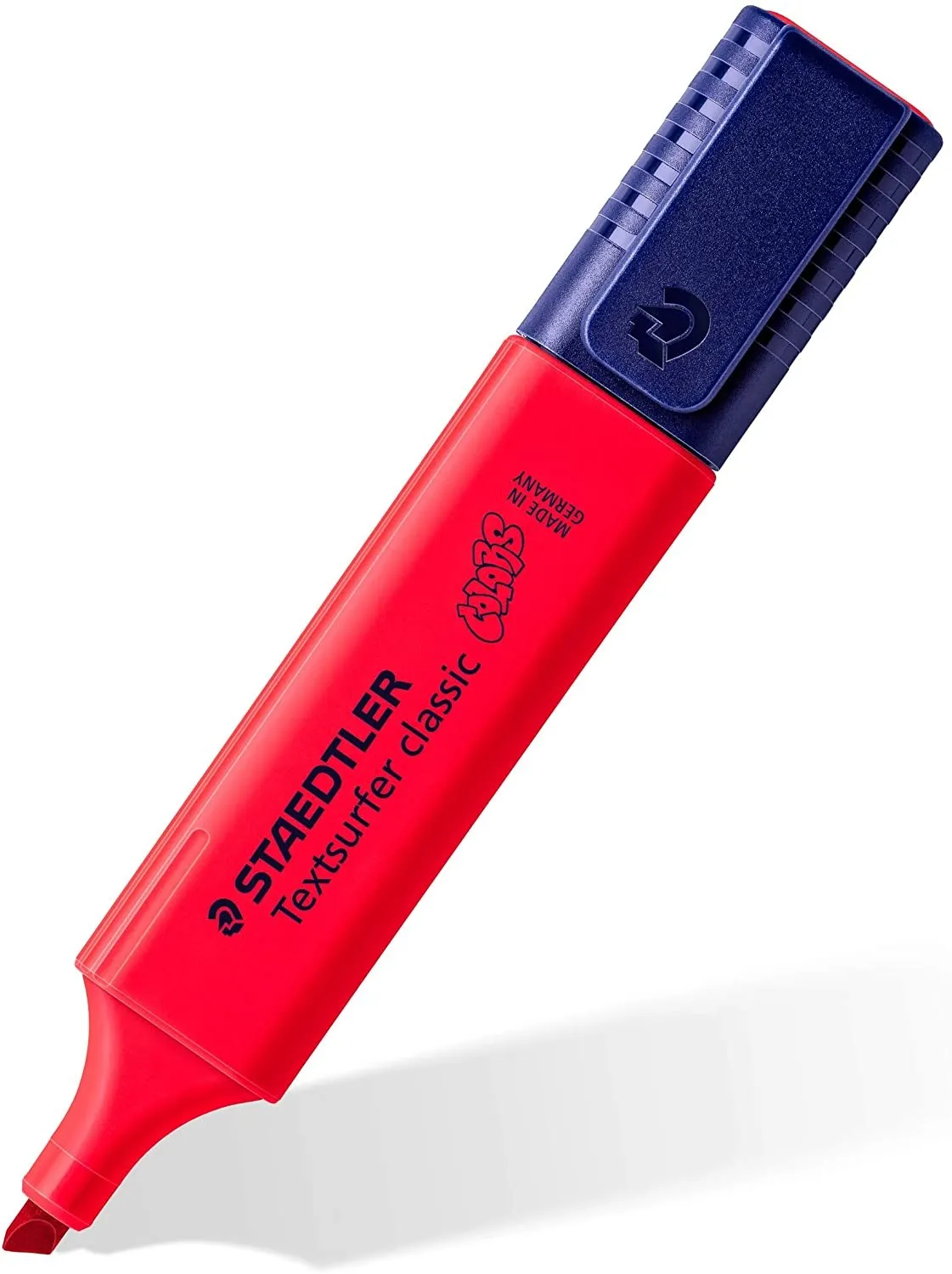 Staedtler Textsurfer Classic 364 Pennarello fluorescente - Punta a scalpello - Linea tra 1 - 5 mm - Inchiostro a base d acqua - Colore vermiglio