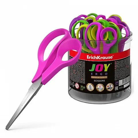 ErichKrause Joy Ergo Forbici per attività manuali Taglio a zig zag Multicolore