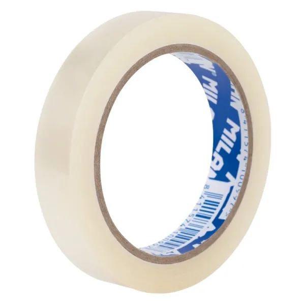 Nastro adesivo trasparente Milan - Misure 19 mm x 66 m - Colore trasparente lucido