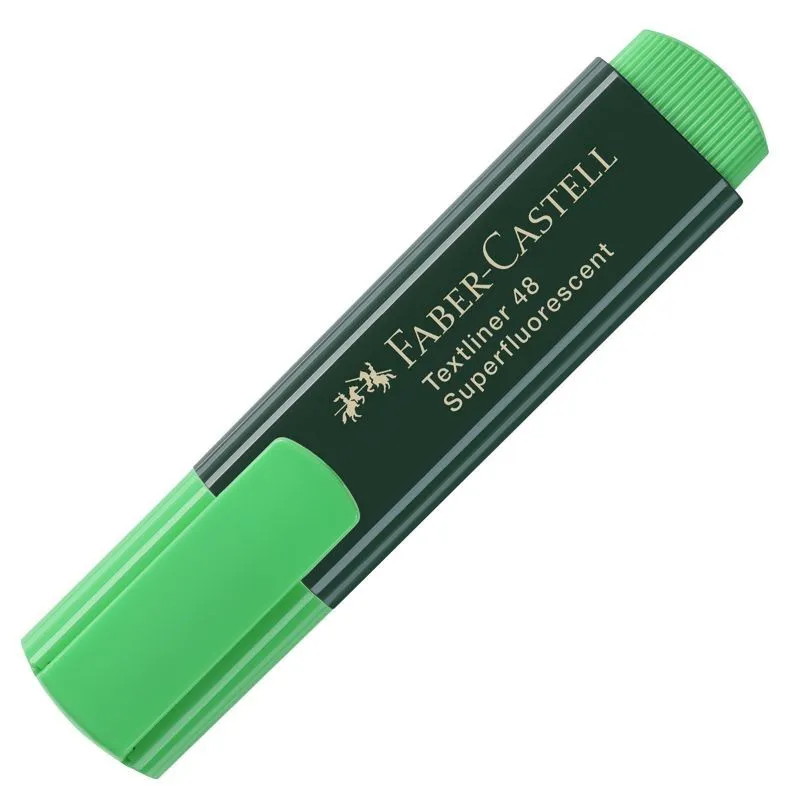 Faber-Castell 154863 evidenziatore 1 pz Punta smussata Verde