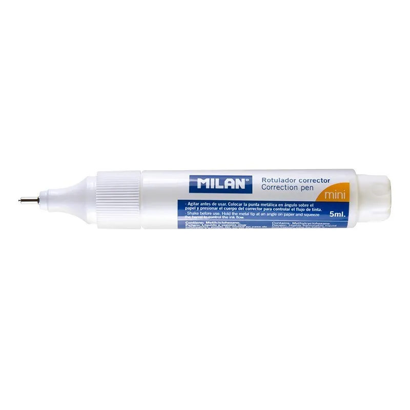 Mini correttore Milan - Punta in metallo - Capacità 5 ml