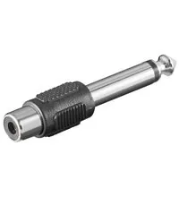 Adattatore Audio Da 63Mm Maschio 2 Poli - Cinch Femmina Rca