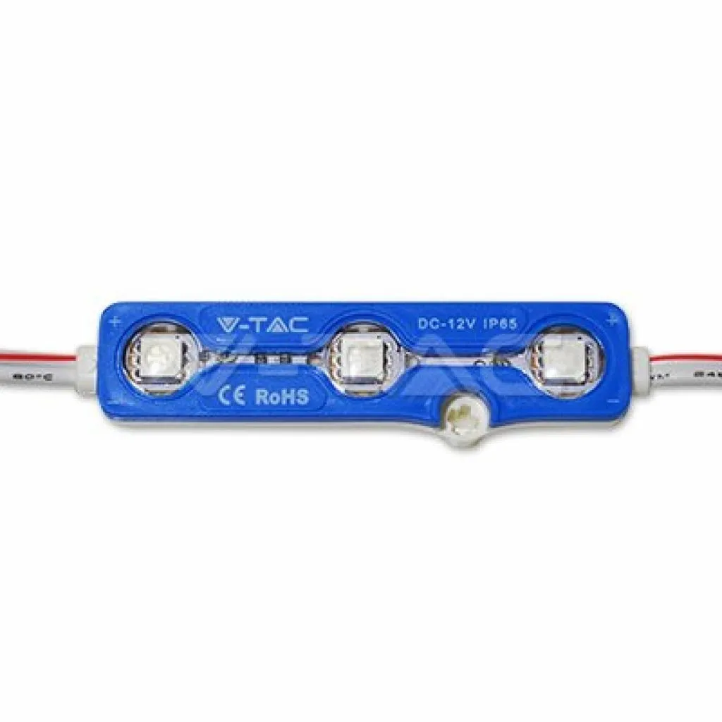 V-TAC Modulo LED SMD5050 072W 12V 3 LED Blu IP65