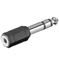 Adattatore Audio Stereo Connettori 63Mm Maschio A 35Mm Femmina