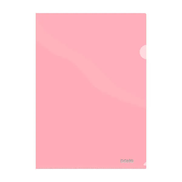 Lima per unghie Dohe Premium formato A4 - 210x297 mm - Realizzata in polipropilene traslucido da 180 micron - Colore rosso