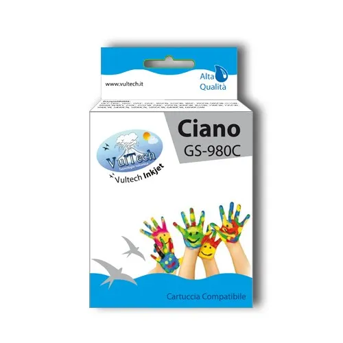 Compatibile Cartuccia Brother LC-980 LC-38 LC-1100 LC-61 980C Ciano