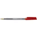 Penna a sfera Staedtler Stick 430 con cappuccio - Punta 035 mm - Inchiostro indelebile - Colore rosso