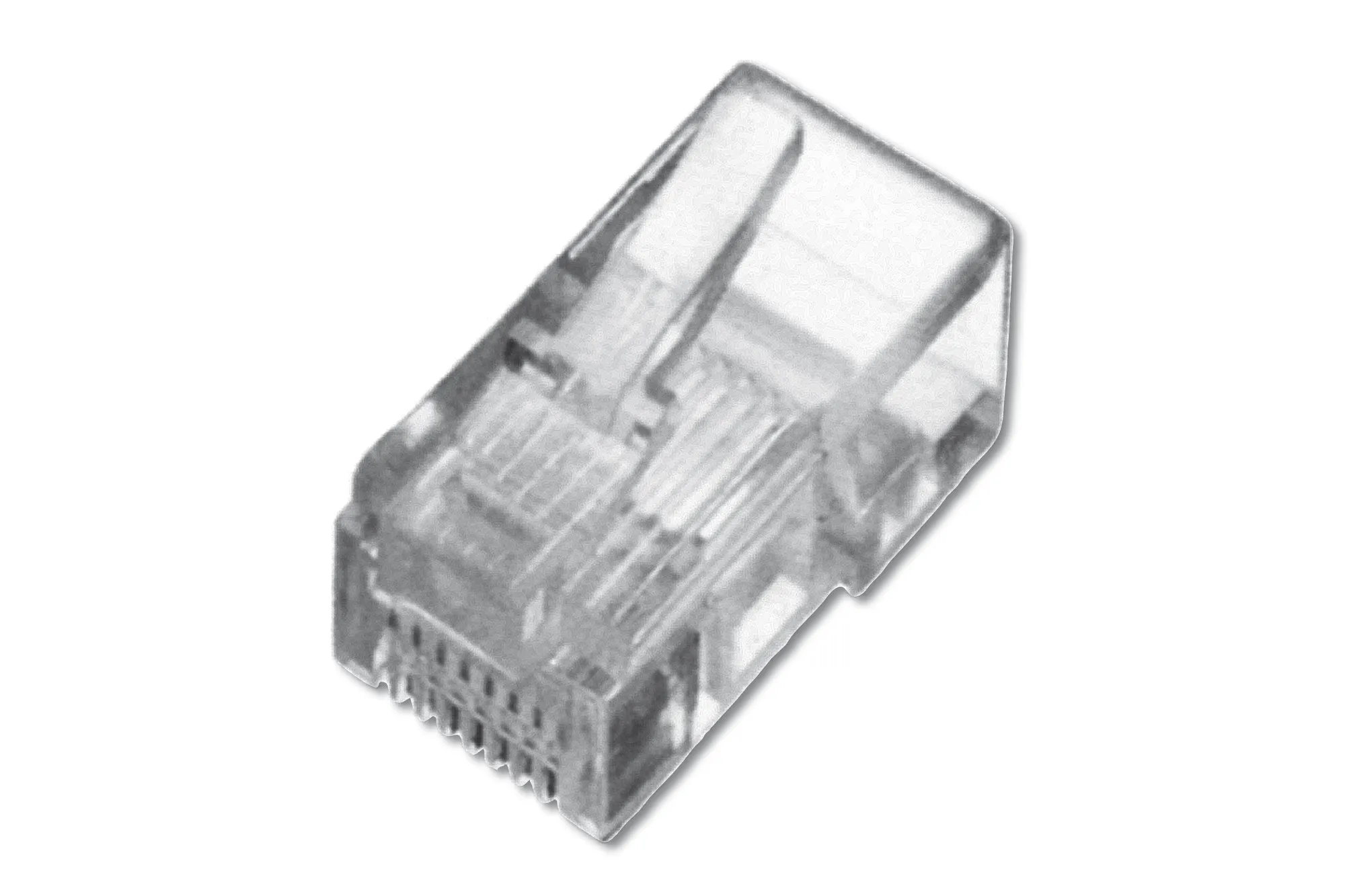 Connettore Plug 8 Poli Cat. 5E Utp Non Schermato Rj45 Per Cavo Rete Flessibile (A-Mo 8/8 Sr)