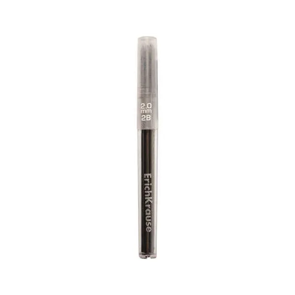 Erichkrause Set di 5 mine di ricarica per portamine - 20 mm - 2B - Colore nero