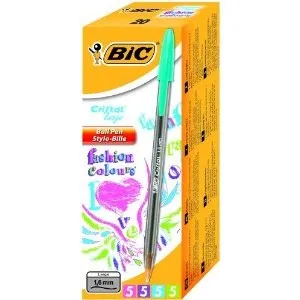 BIC Cristal large Blu Verde Rosa Viola Penna a sfera prezzo riferito a singola unità