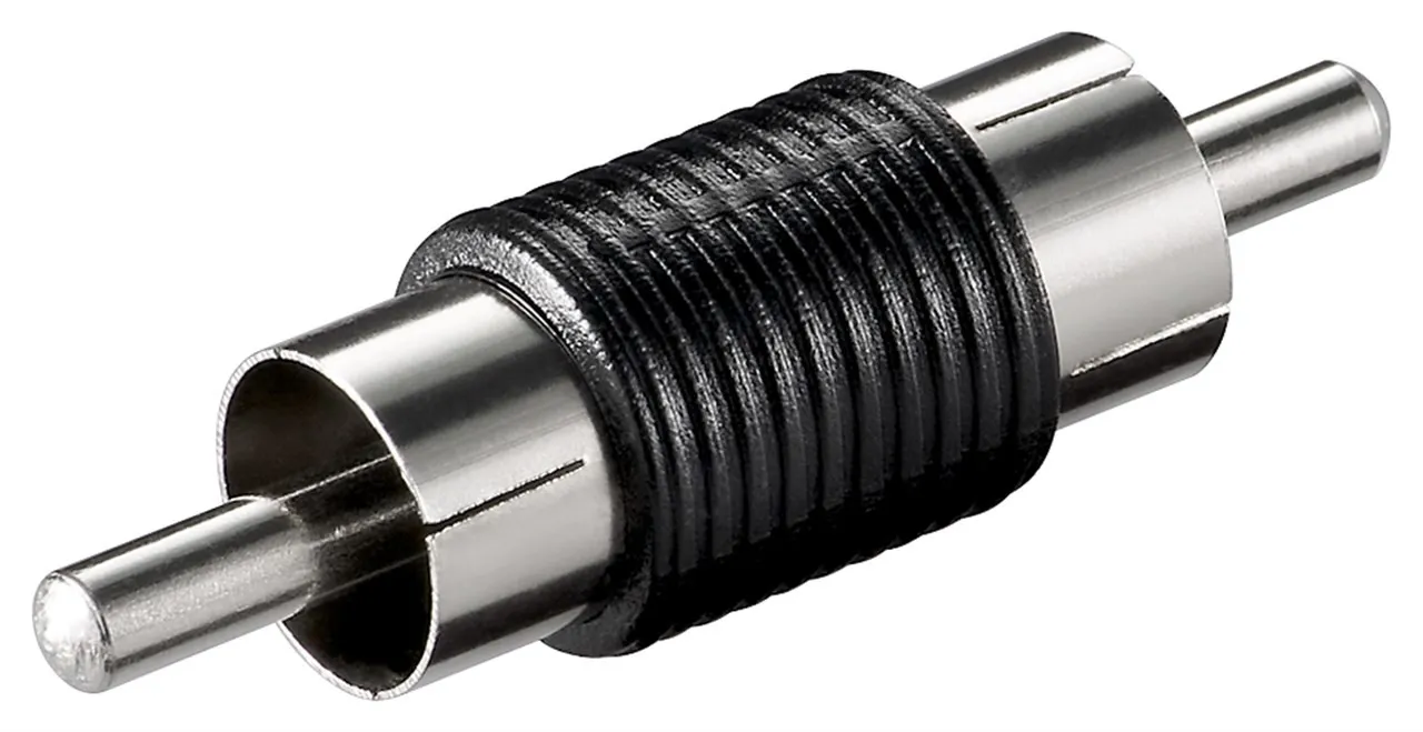 Adattatore Audio Con Connettori Rca Maschio/Maschio