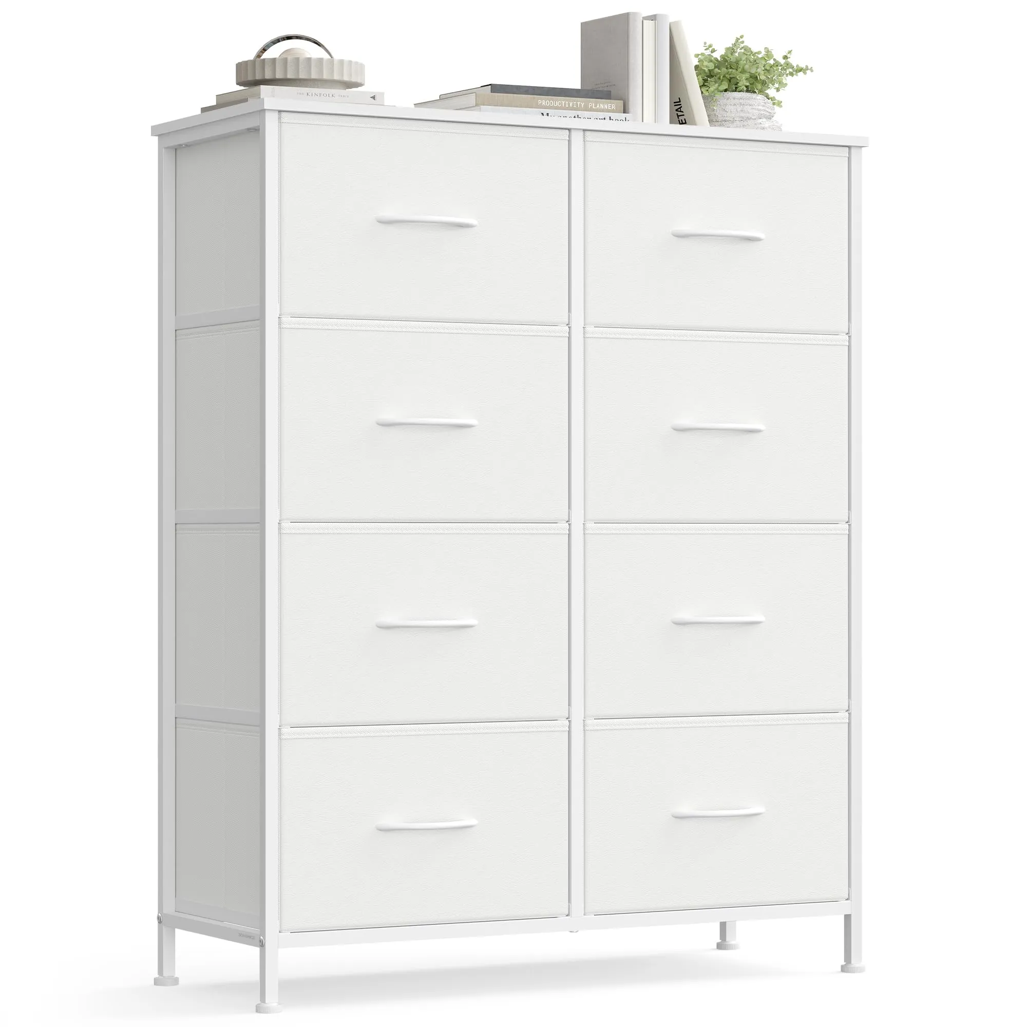 SONGMICS Cassettiera Camera da Letto con 8 Cassetti