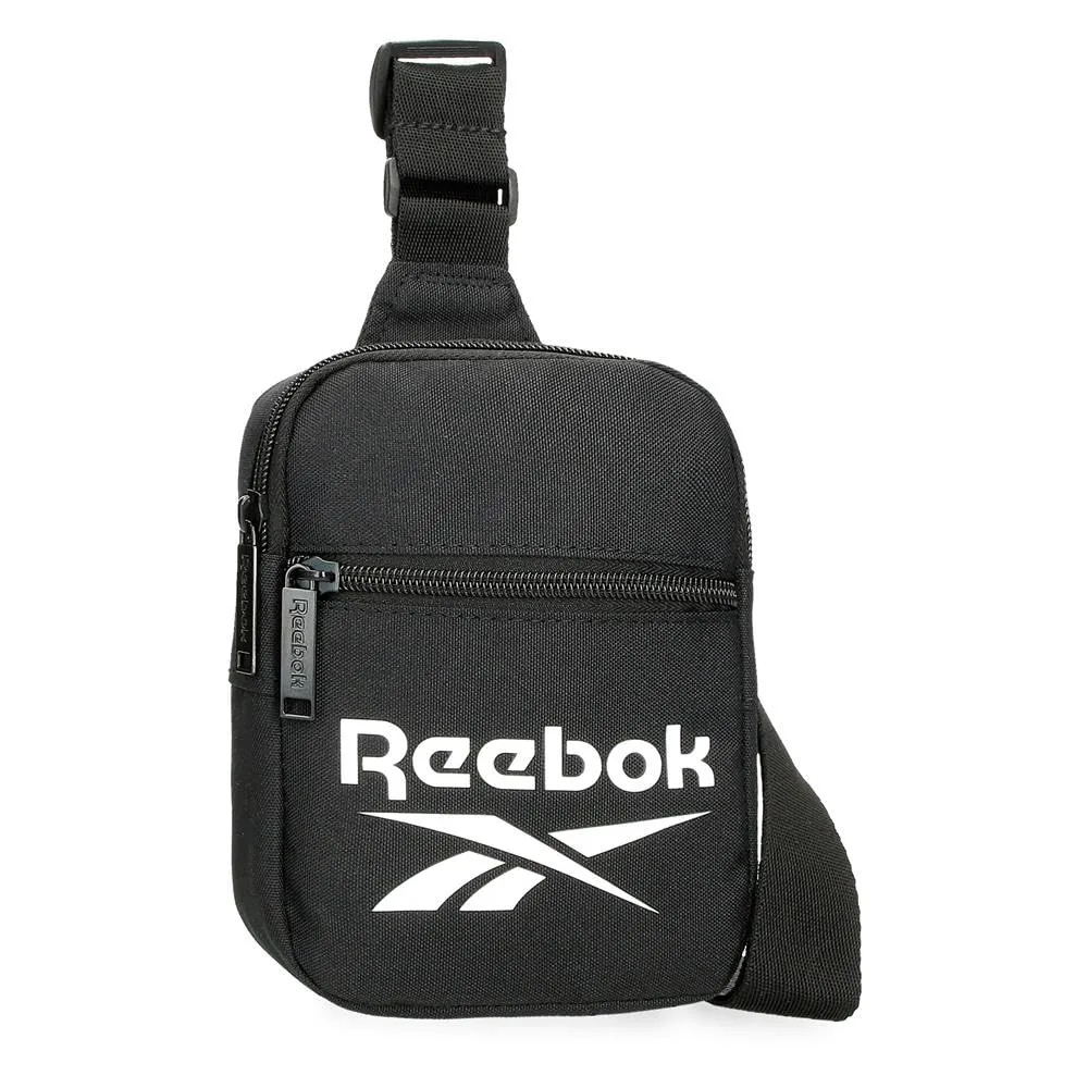 Reebok Ashland Tracolla incrociata Nero 13 x 18 x 4 cm Poliestere by Joumma Bags, Nero, Taglia unica, Tracolla incrociata