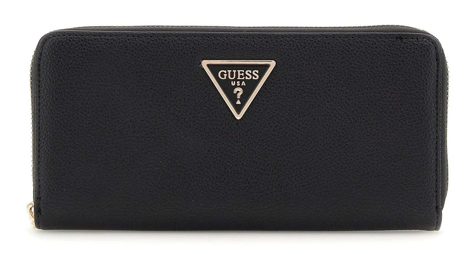 GUESS portafoglio Laurel II SLG Large Zip Around Wallet Black nero