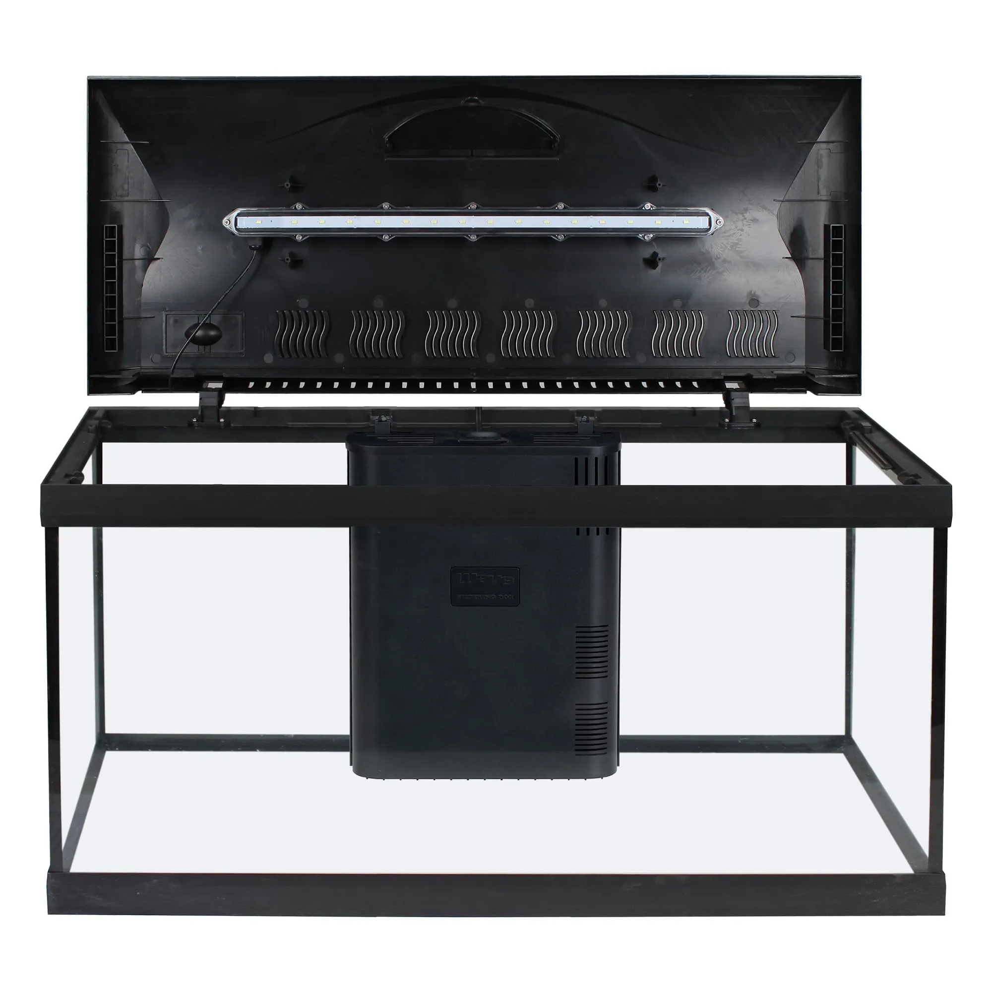 Amtra Basic 40 LED, Acquario completo di 25 litri,  42x23x33 cm, nero