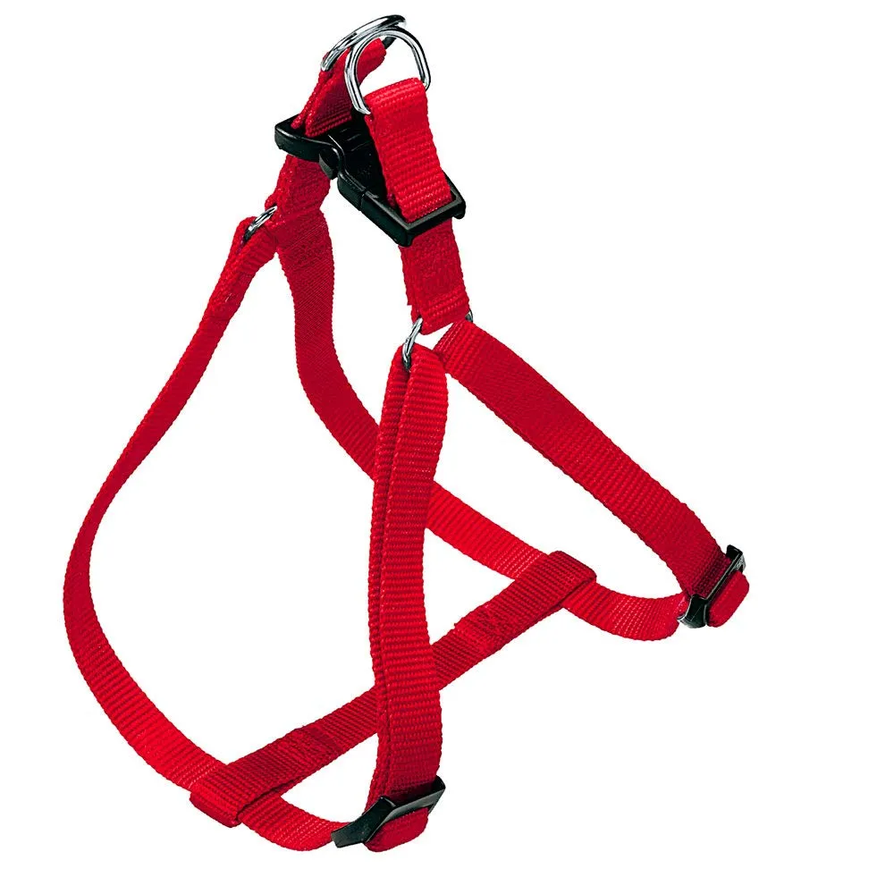 Ferplast Pettorina Cane Taglia Piccola EASY S, Pettorina Gatto Regolabile, Facile da Indossare, 35-53 cm. Rosso