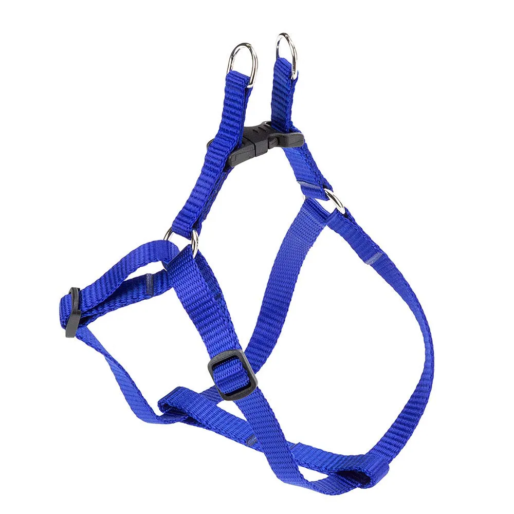 Ferplast Pettorina Cane Taglia Piccola EASY XXS, Pettorina Gatto Regolabile, Facile da Indossare, 28-38 cm. Blu
