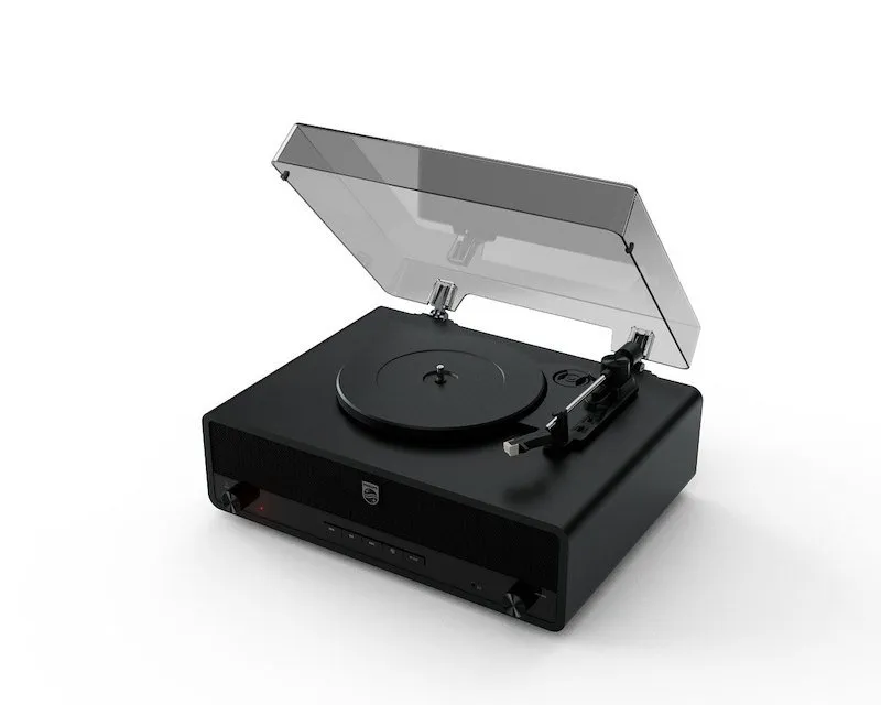 Philips Giradischi all-in-one Bluetooth Tav3000b/10 Black