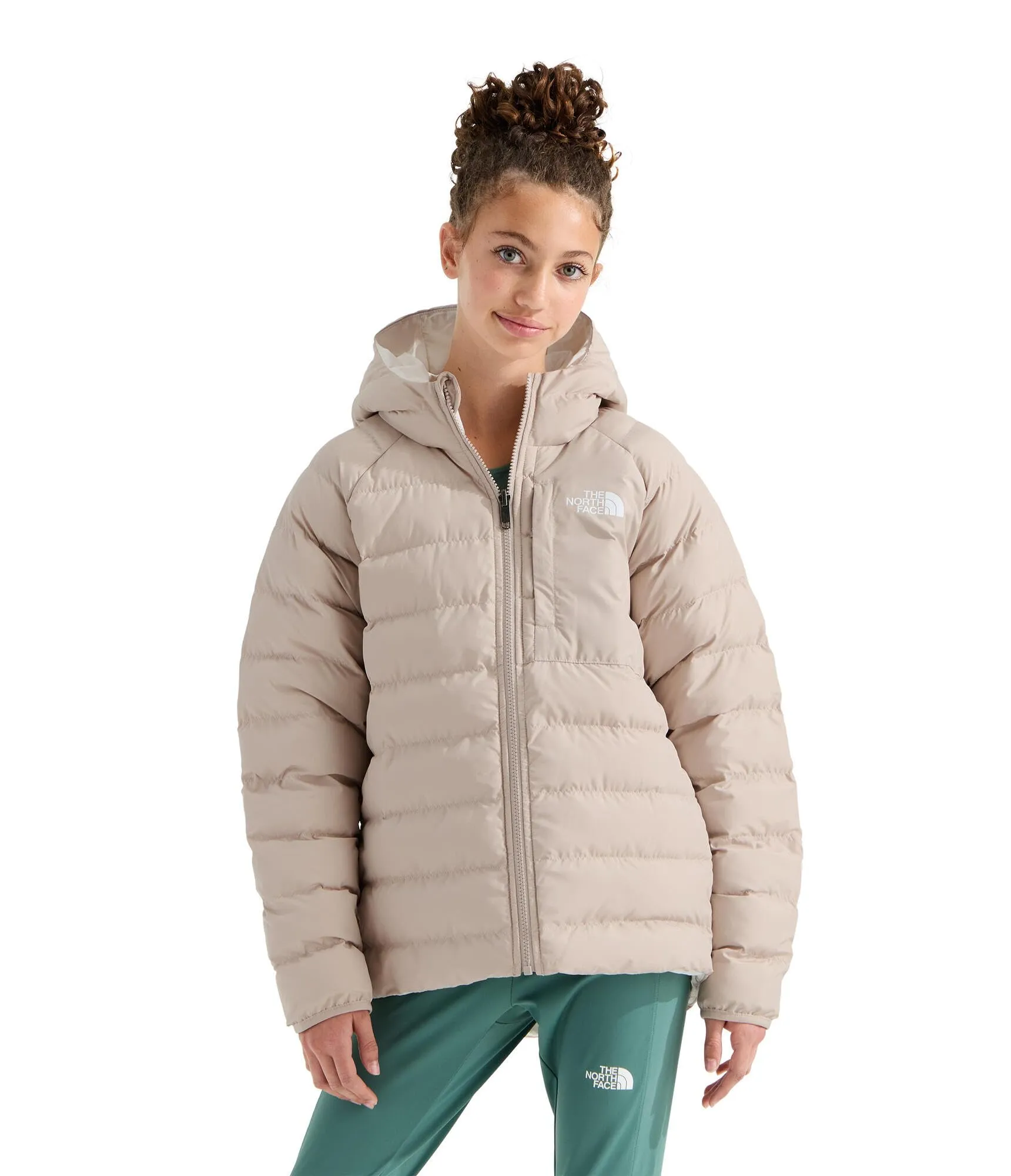 The North Face Reversible Perrito Hooded Giacca per bambina Timeless Taupe 12 anni