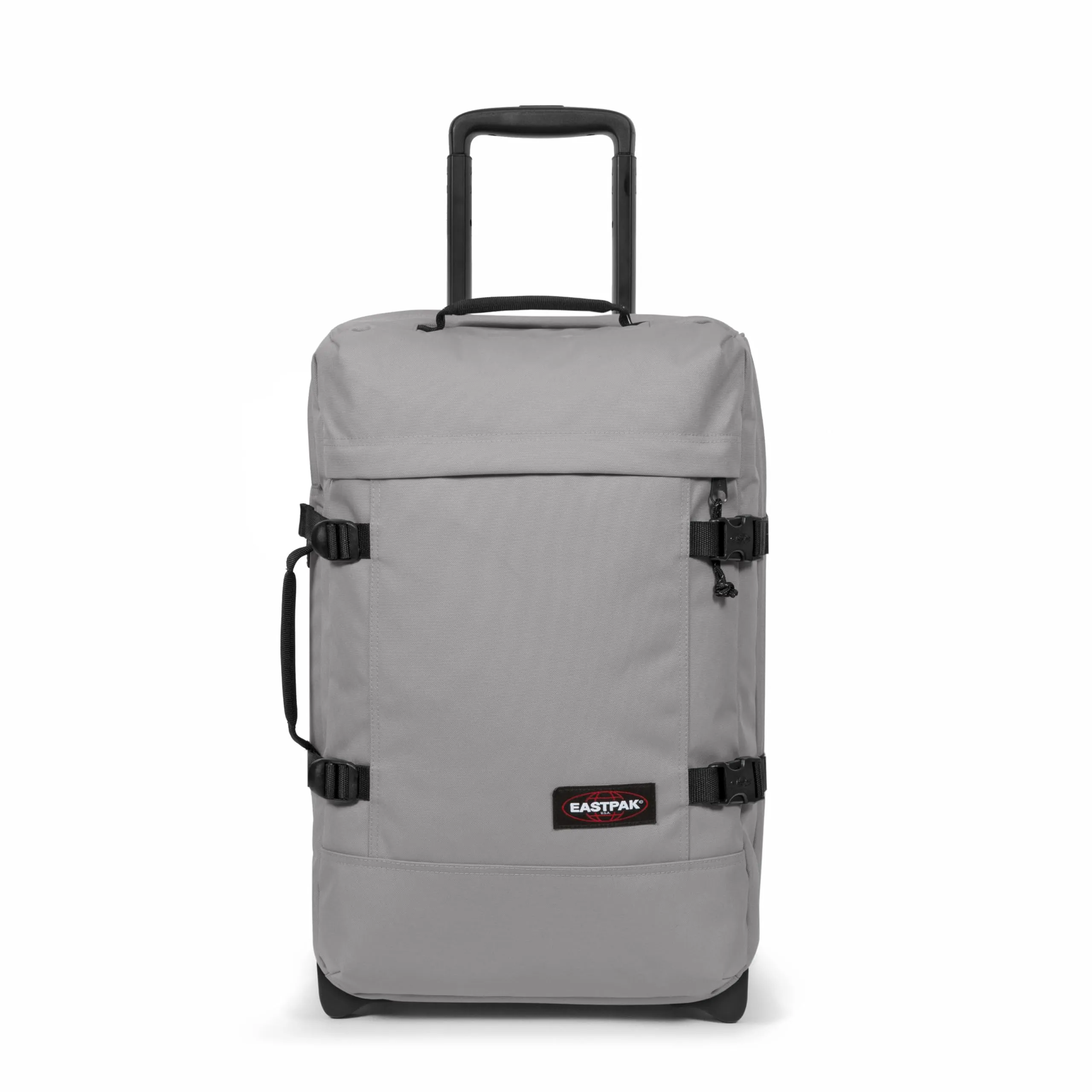 Eastpak Tranverz S Trolley Cabina 42L (51 x 32,5 x 24 cm), valigia bagaglio a mano con ruote, resistente e leggera, doppio scomparto, manico telescopico e TSA lock - PEBBLE GREY