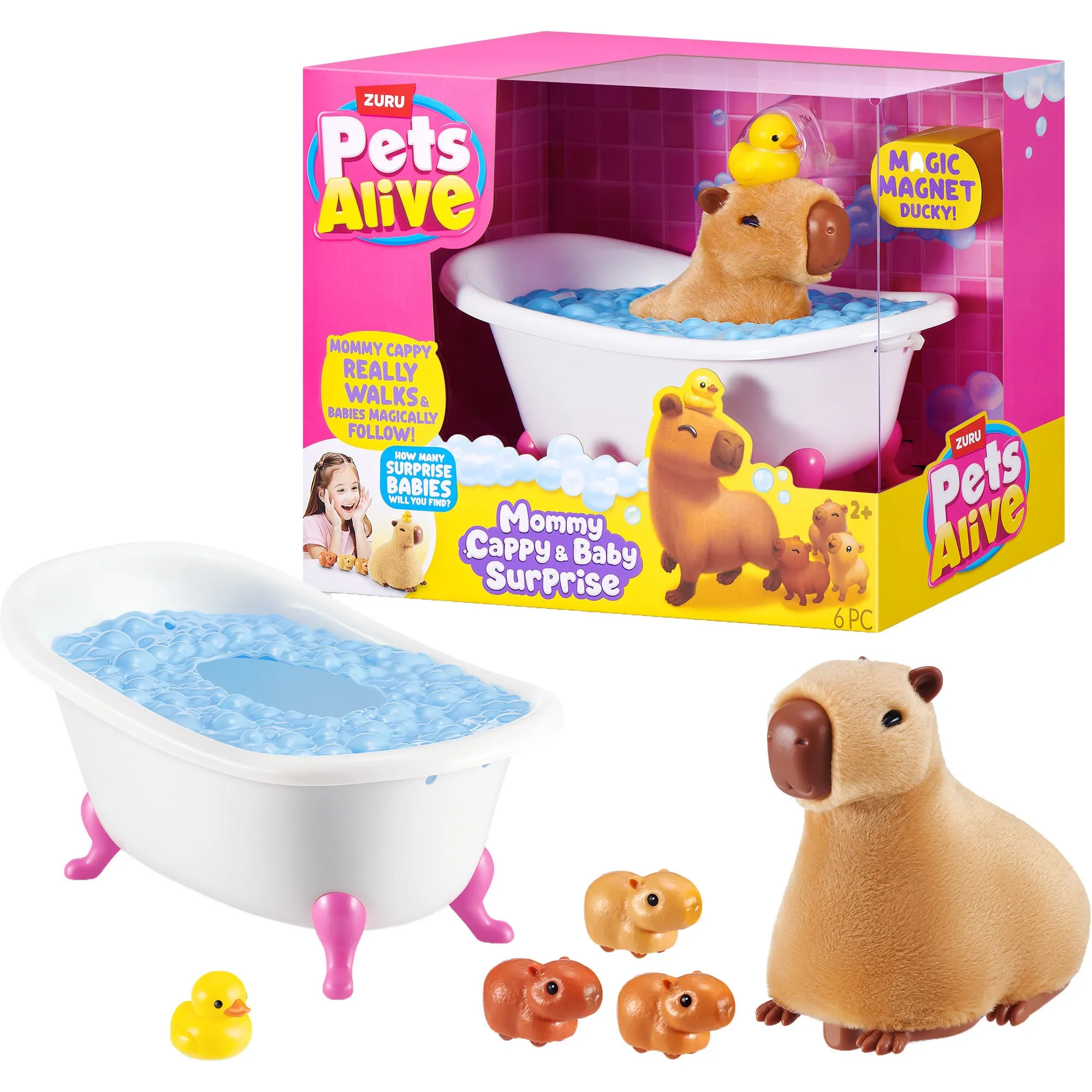 Pets Alive - Mommy Capybara and Baby Surprise, Gioco figura