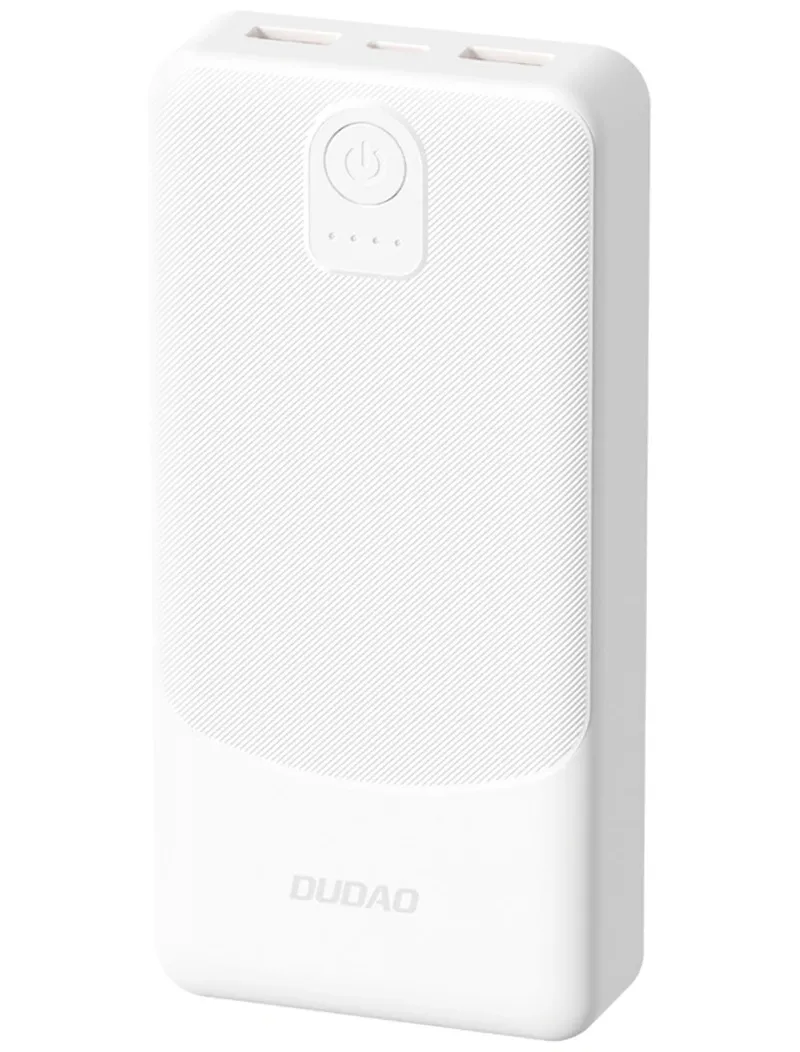 Batteria Esterna Dudao K10Pro, 20000mAh, 12W, 2 x USB-A, Bianca