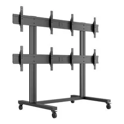 Carrello monitor 55" ECONOMY Videowall Black MB9710