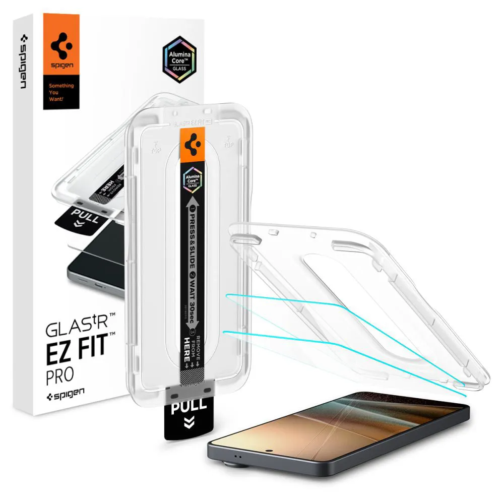 Pellicola protettiva per schermo Spigen GlastR EZ FIT Pro Anti-Riflesso per Samsung Galaxy S26 Ultra S948, Vetro Temperato, Colla Completa, Set 2 pezzi