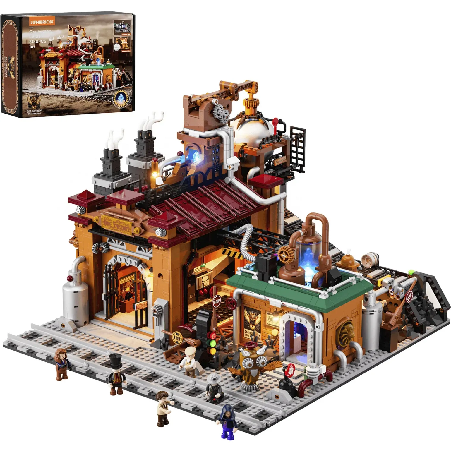 Fabbrica di minerali Steampunk, Giochi di costruzione