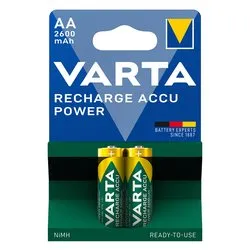 Batteria Stilo AA ricaricabile 2600mAh RECHARGE ACCU POWER (2pz) 05716101402