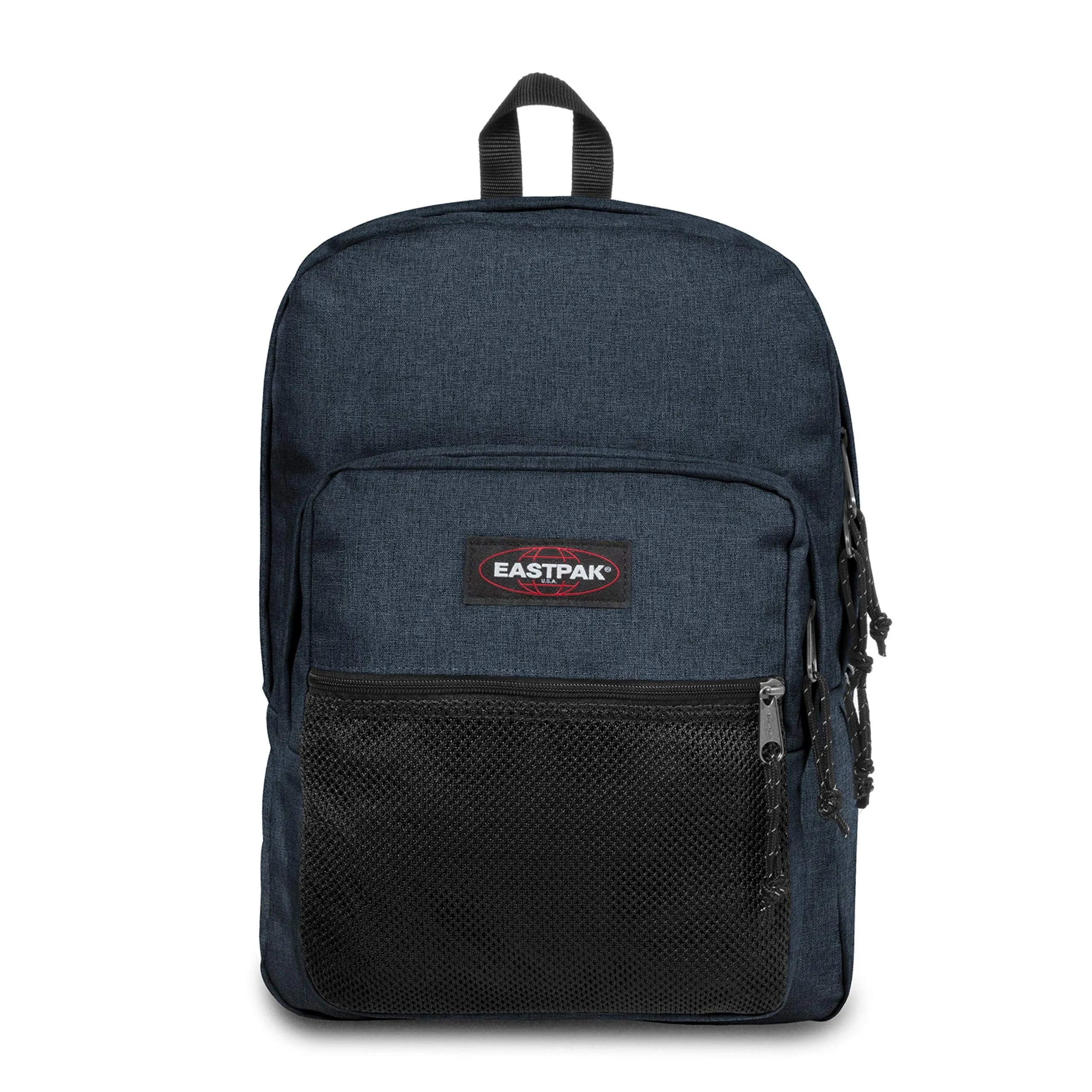 Eastpak Pinnacle Zaino 38L (42 x 32 x 25,5 cm), zaino grande scuola e viaggio, multi-scomparto resistente con organizer e spallacci imbottiti - TRIPLE DENIM