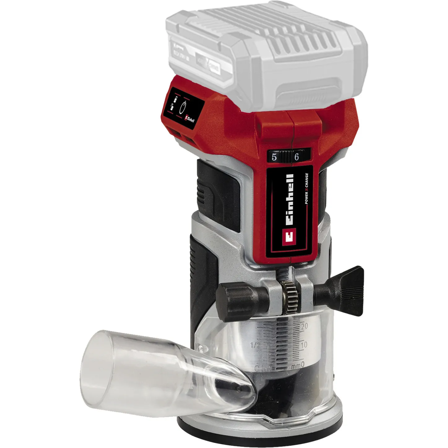 Fresatrice per bordi professionale a batteria TP-ET 18 Li BL - Solo, 18 Volt, Router