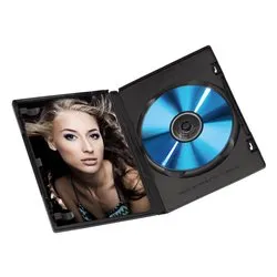 Set custodie CD e DVD 5 pz Black 00051297