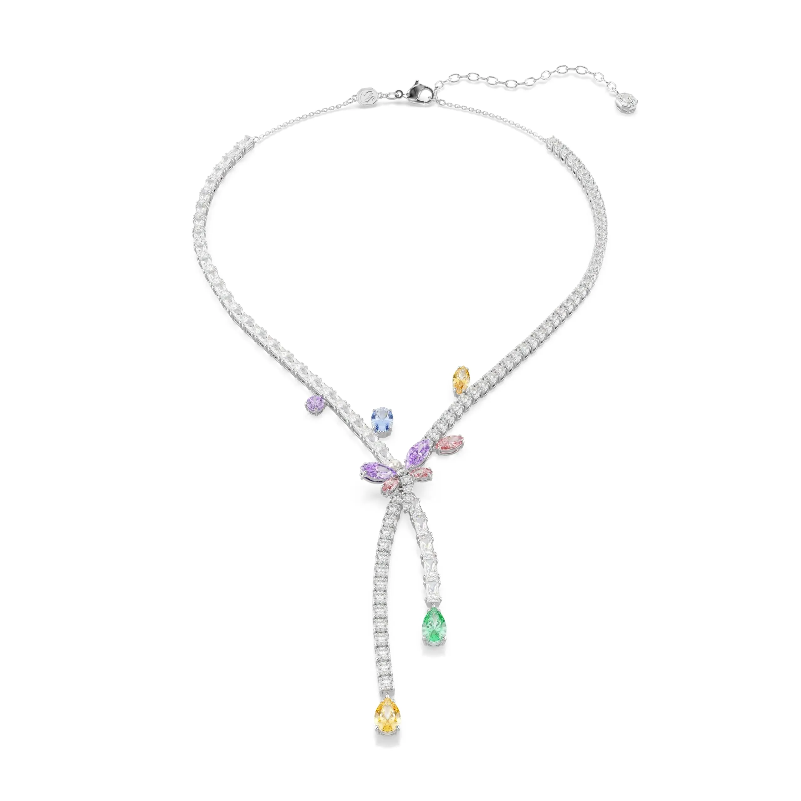 Swarovski x Ariana Grande Collana, Taglio misto, Libellula, Multicolore, Placcato rodio