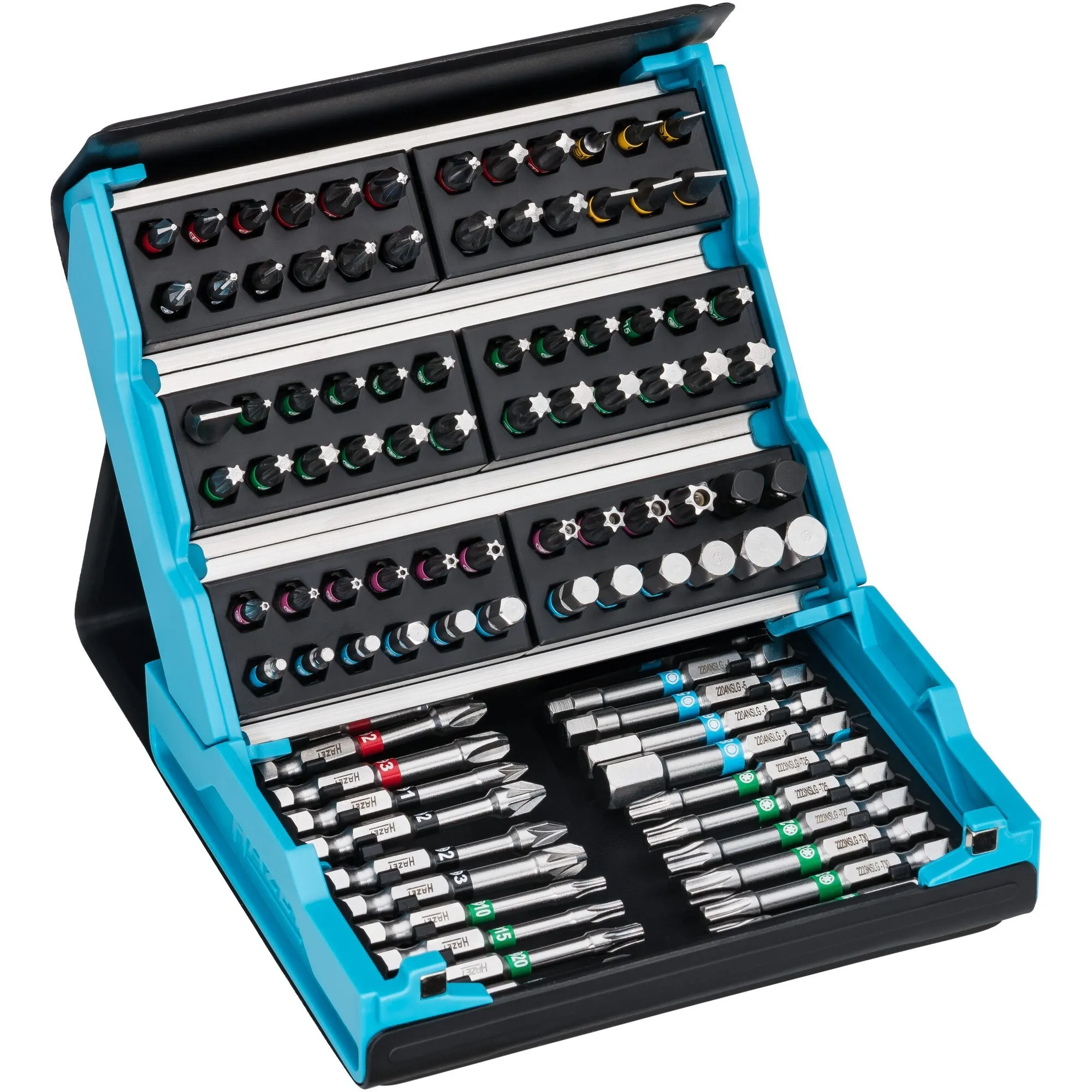 SmartCase set di punte 2200SC-3, 96 pezzi, Set di bit