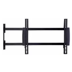 Supporto monitor TV parete ( 25 Kg ) VESA 400 x 400 TOP Staffa a bandiera Nero MB6214