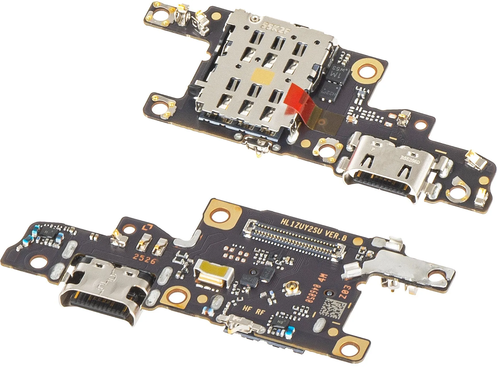 Scheda con Connettore di Ricarica - Microfono - Modulo Lettore SIM Huawei nova 14 Pro, Service Pack 02357EQE