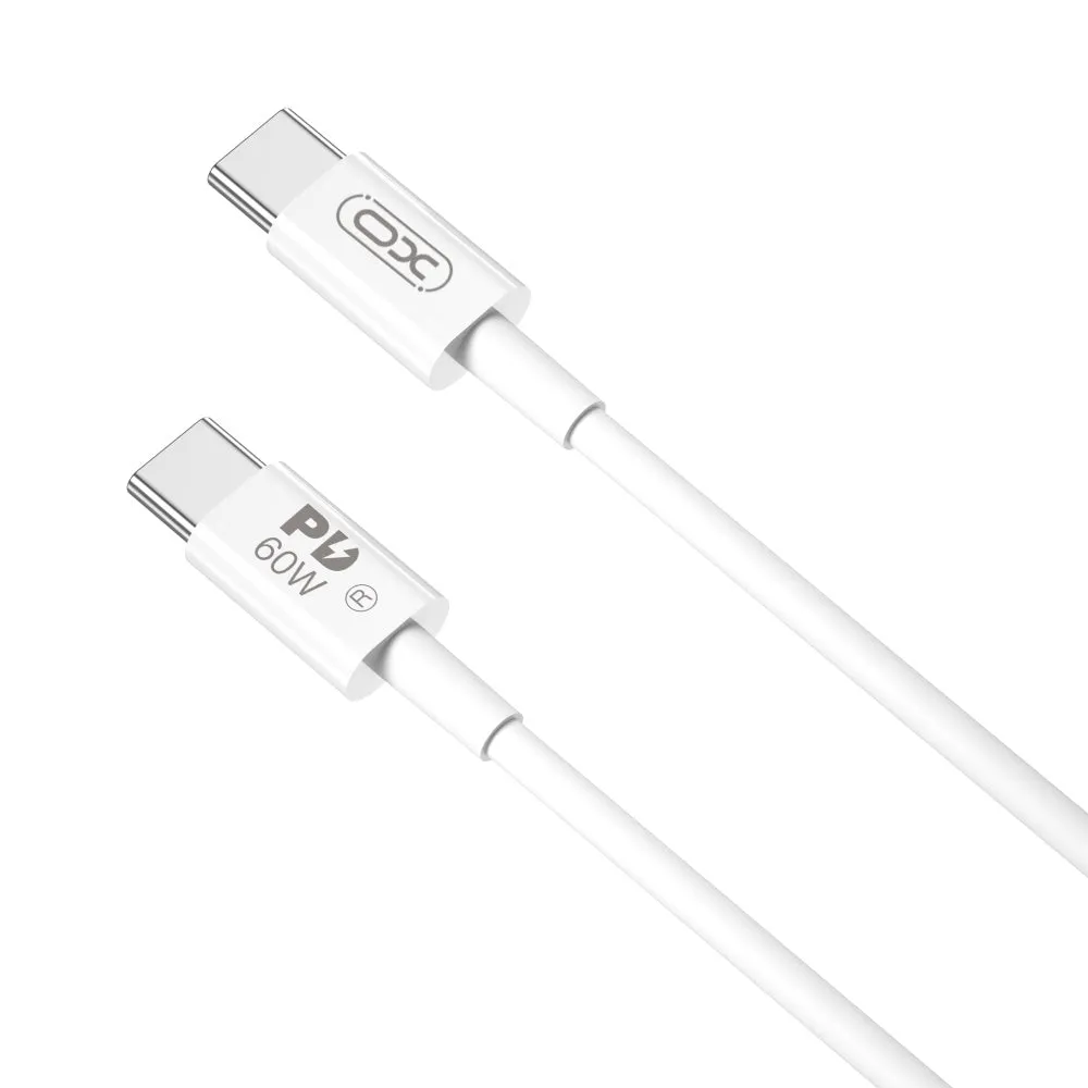 Cavo Dati e Ricarica USB-C - USB-C XO Design NB-Q190B, 60W, 2m, Bianco