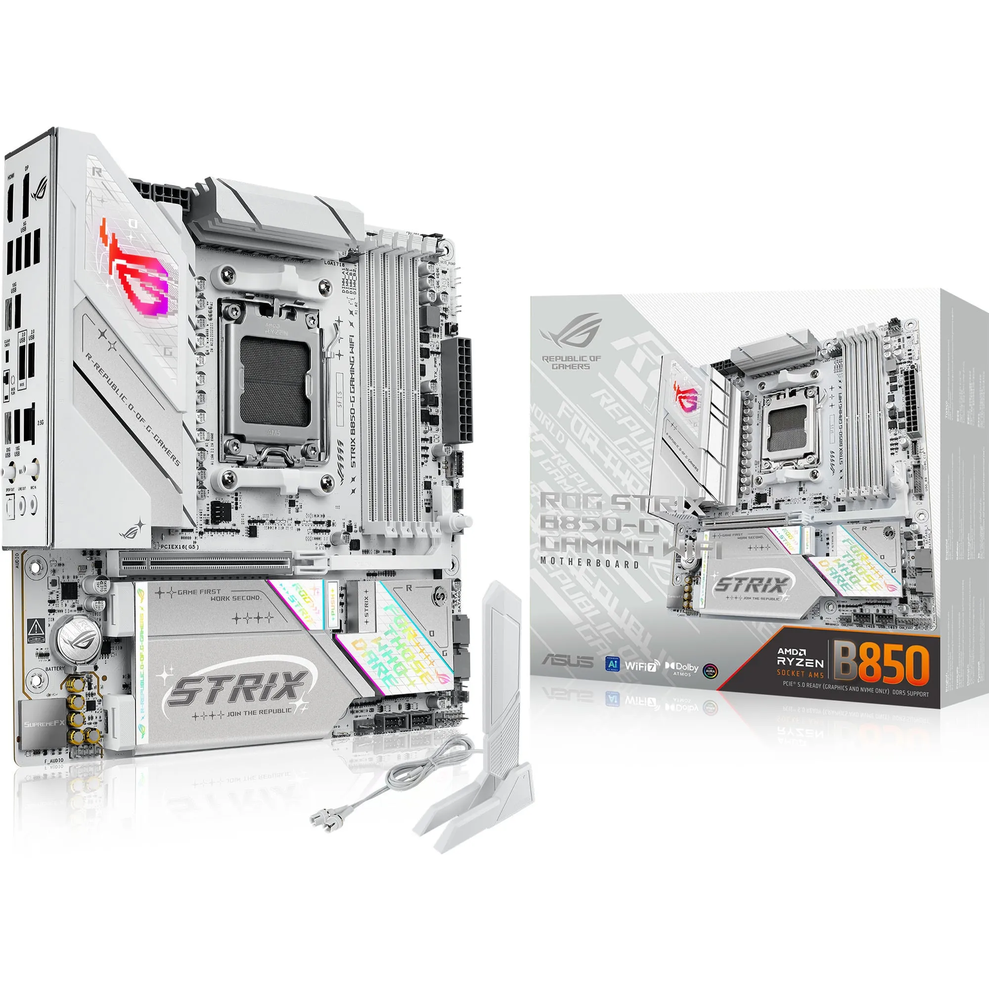ROG STRIX B850-G GAMING WIFI AMD B850 Socket AM5 micro ATX, Scheda madre